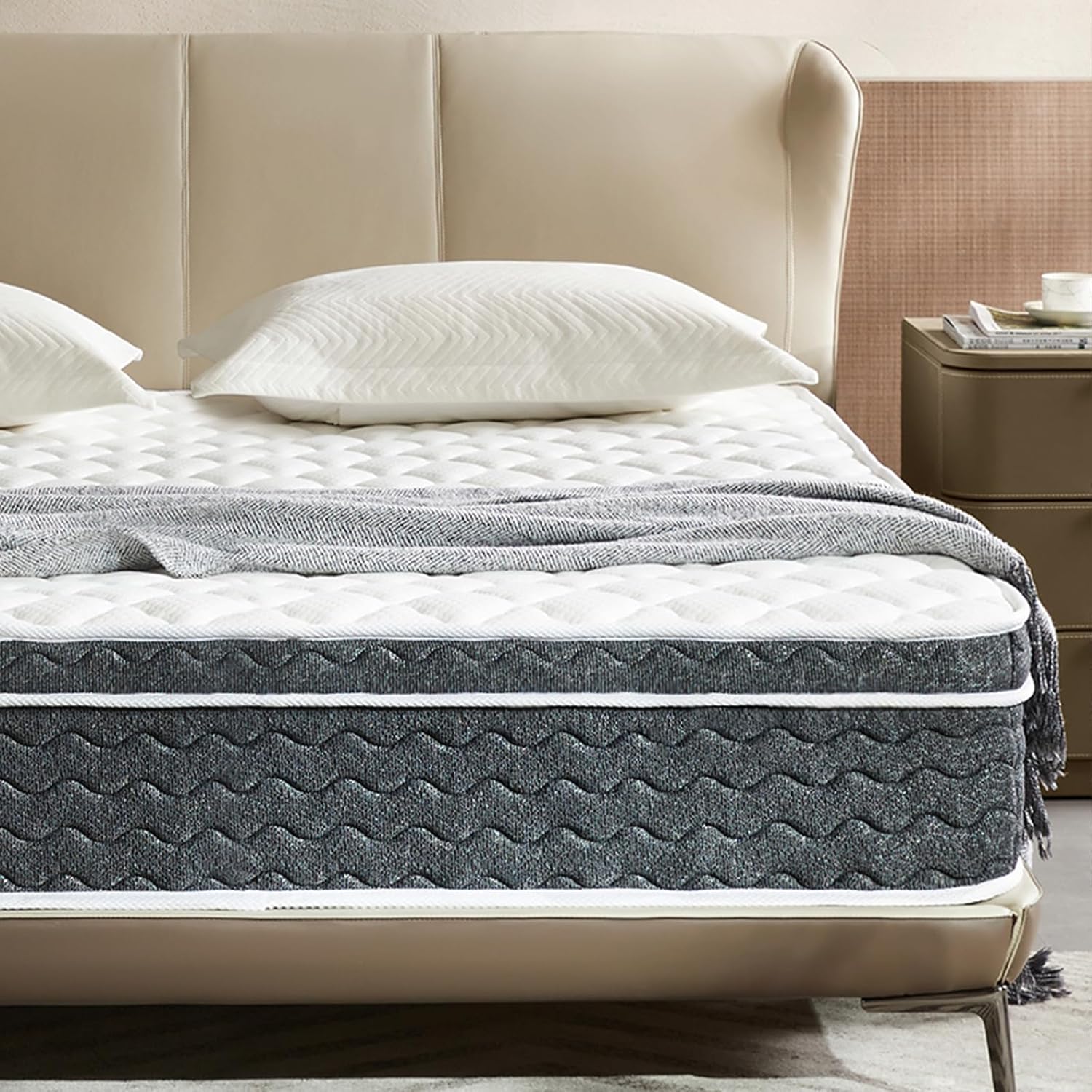 Full Size Mattress 12 Inch Memory Foam & Pocket Coils Support