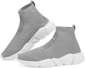 Santiro Walking Shoes for Men Lightweight High Top Sneakers elasticity