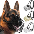 German Shepherd Dog Muzzle Metal Basket M - Secure, Durable Fit