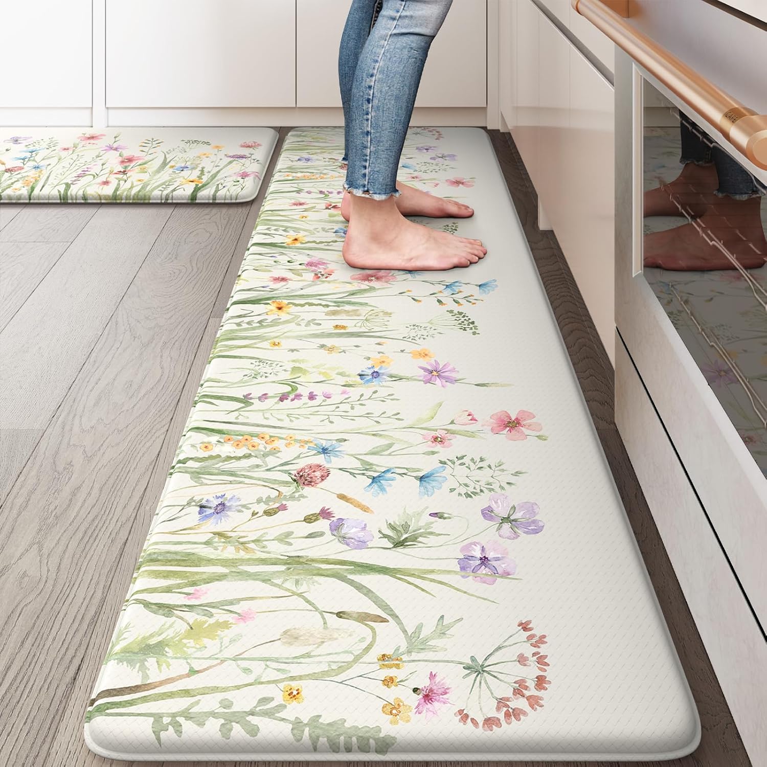 KIMODE Anti Fatigue Kitchen Mats for Comfort and Safety