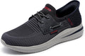 Skechers Mens Delson 3.0 - Roth Slip-On Sneakers for Everyday