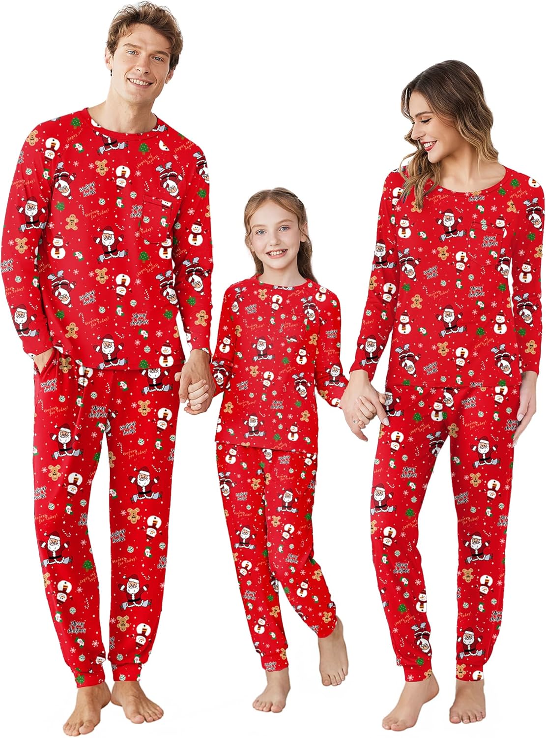 Ekouaer Family Matching Pajamas for Christmas Fun and Comfort