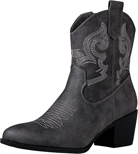 GLOBALWIN Women's Cowboy Cowgirl Boots for Concerts and Saloon
