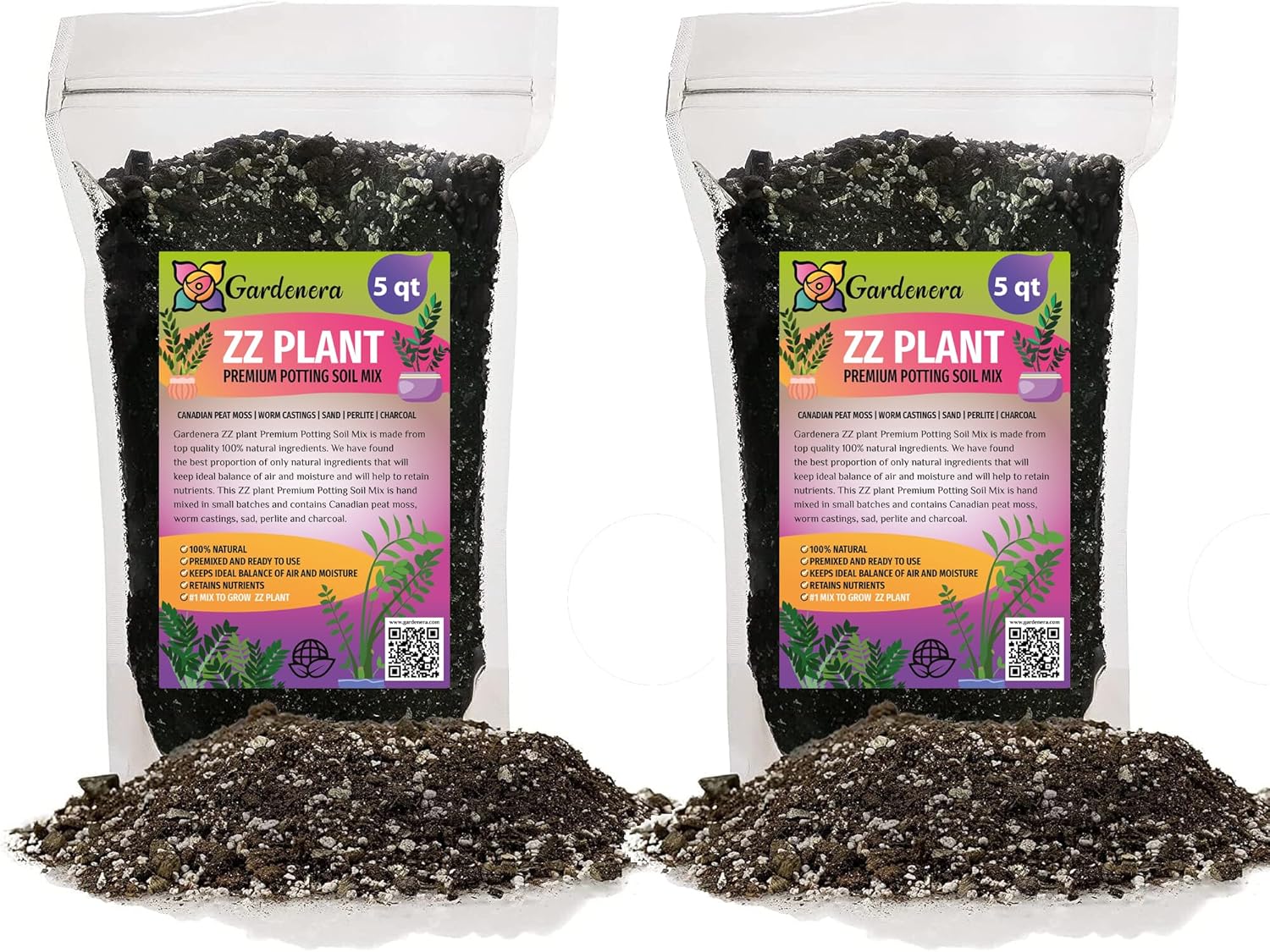 Gardenera Premium ZZ Plant Soil for Optimal Growth and Vitality