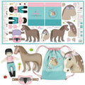 Horse-Themed Fabric Panel Sewing Kit Cut & Sew DIY Project - 8