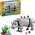 LEGO Creator 3 in 1 Wild Animals Majestic Rhino with Birds