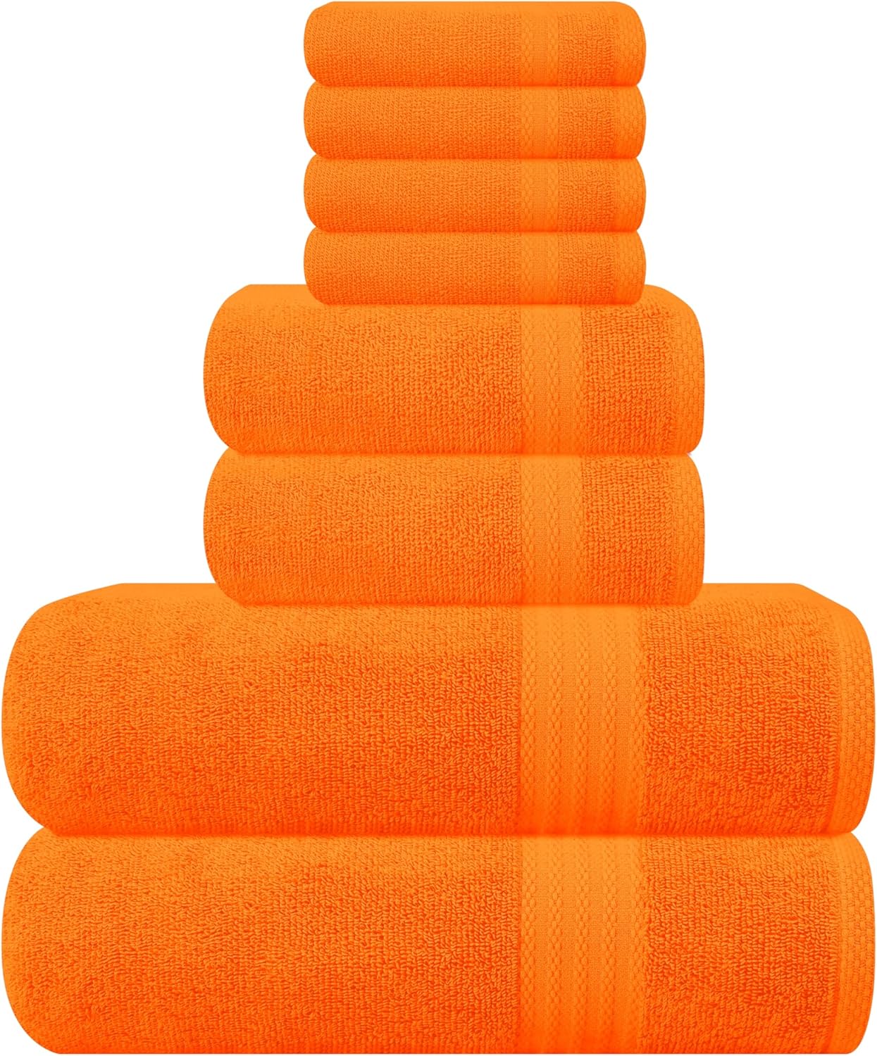 GLAMBURG Ultra Soft Towel Set - 100% Pure Cotton for Luxury