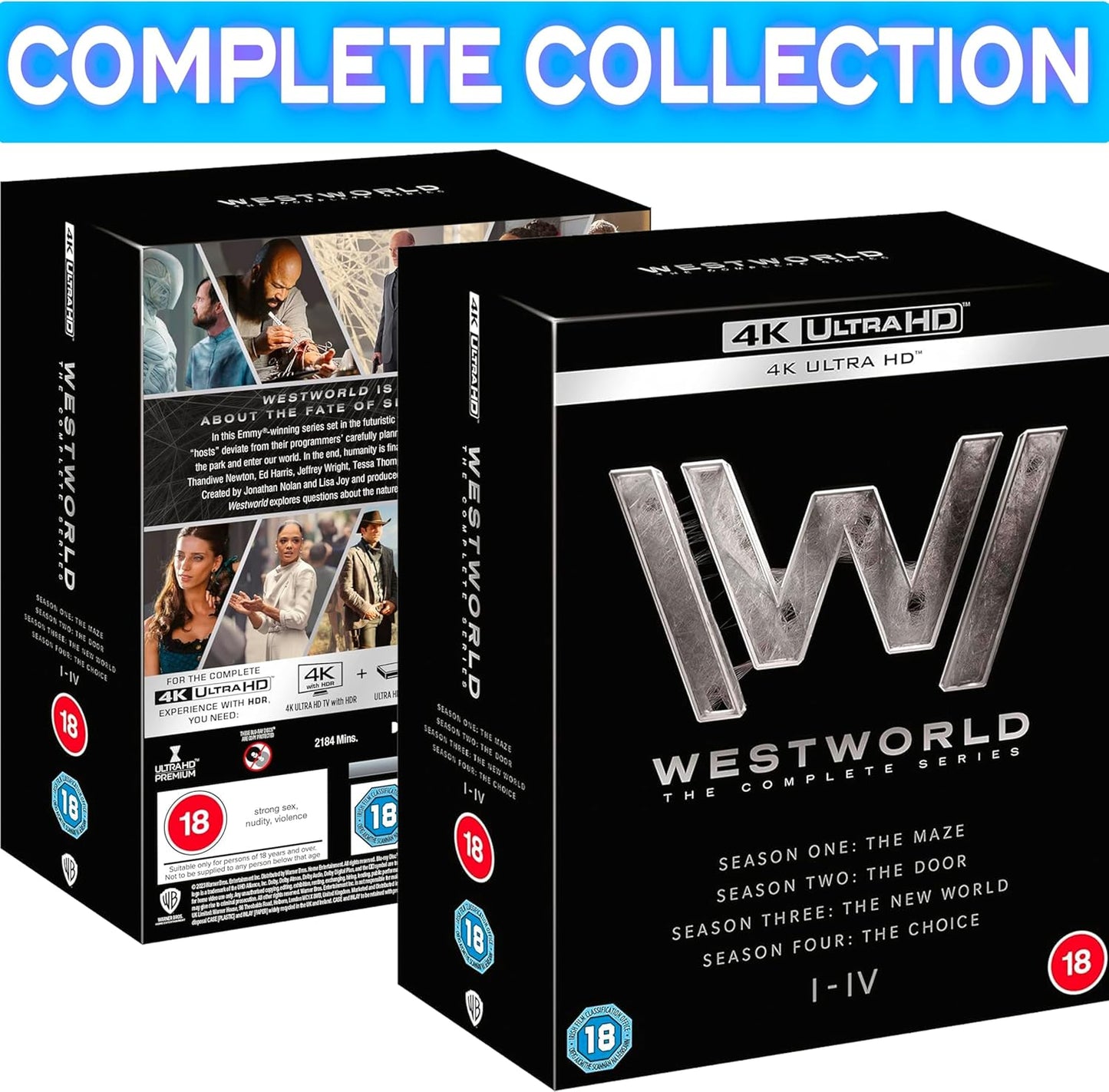 Westworld: The Complete Series in Stunning 4K UHD Quality