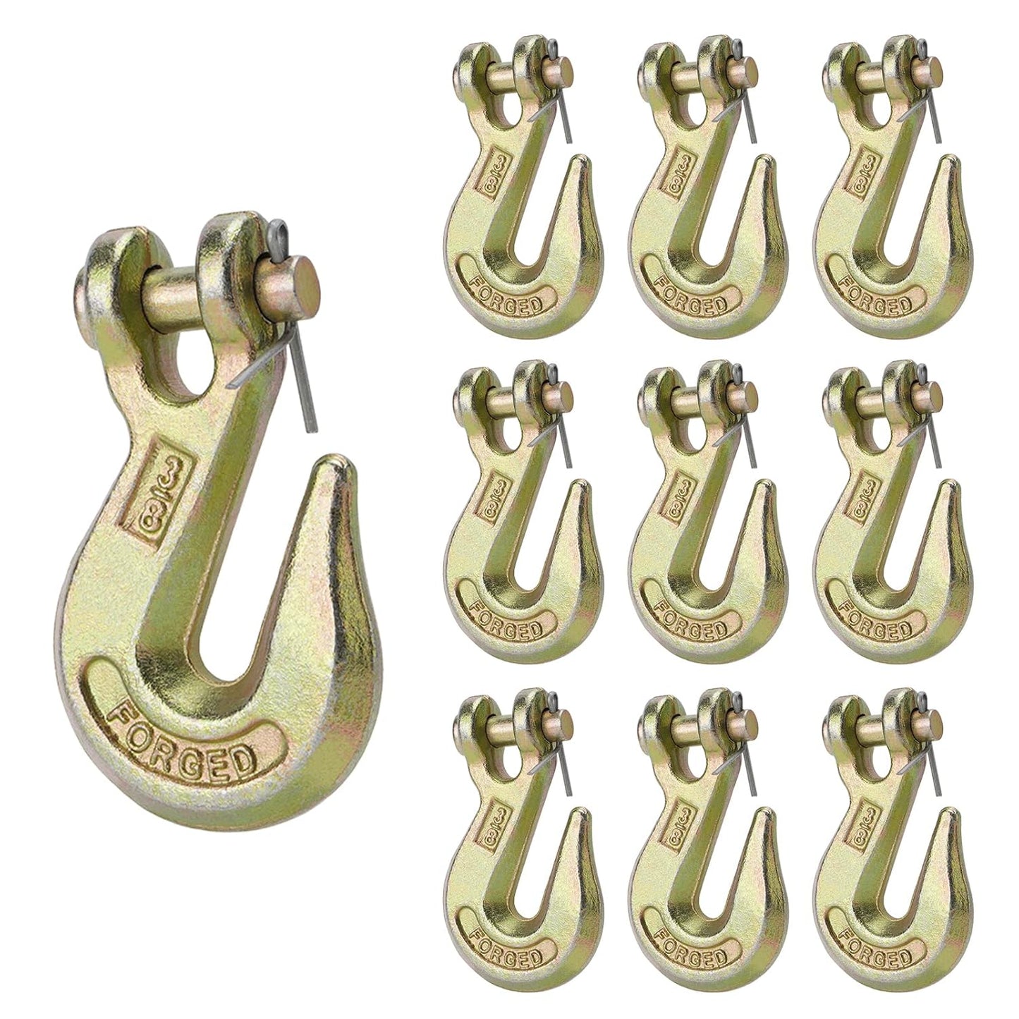 3/8 Clevis Grab Hooks for Heavy-Duty Towing and Transport