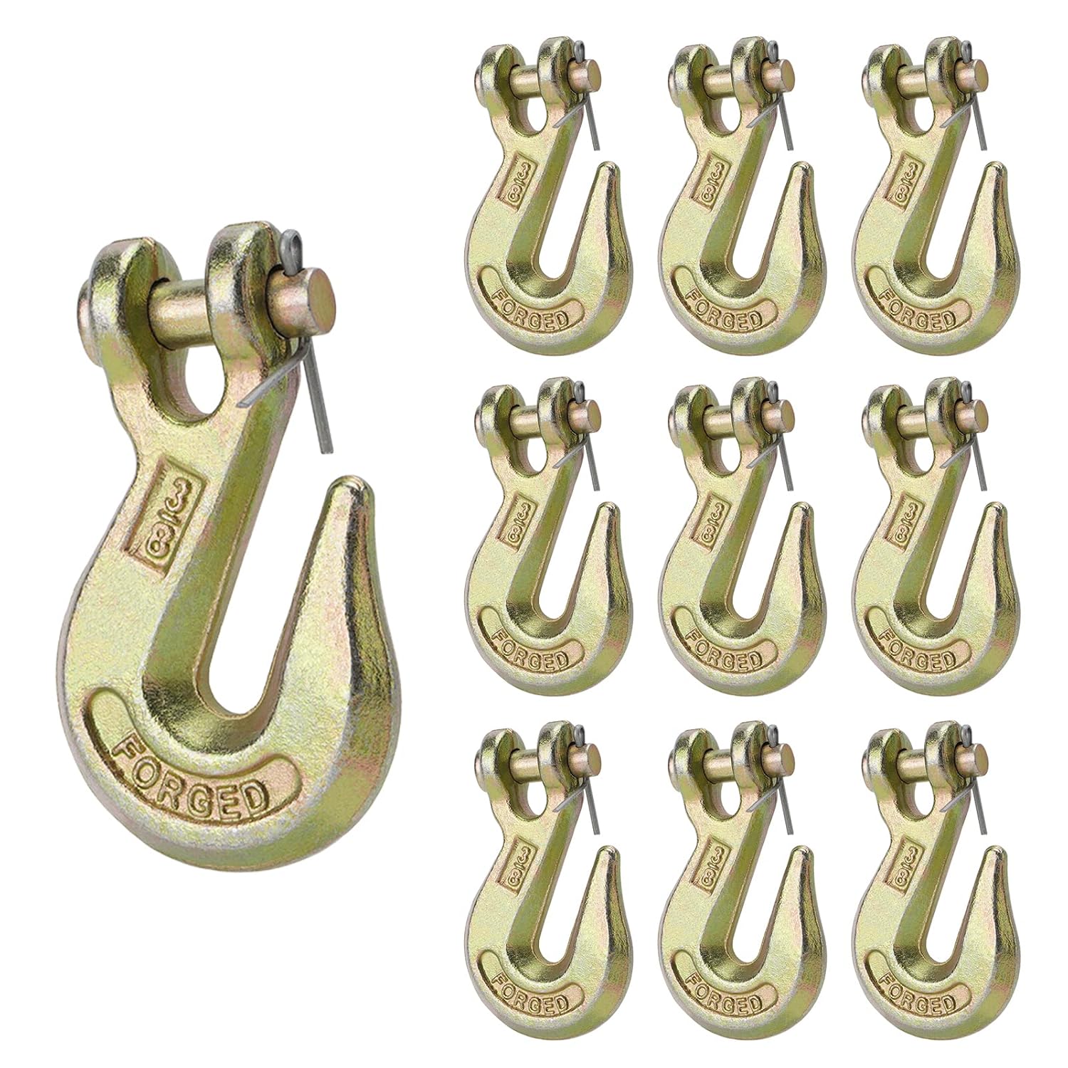 3/8 Clevis Grab Hooks for Heavy-Duty Towing and Transport