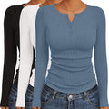 Ekouaer Women's Long Sleeve Shirts for Stylish Comfort and Fit