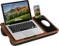LapGear Lap Desk with 15.6 Inch Laptop Slot - Stay Organized in Style!