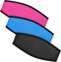 Neoprene Mask Strap Cover 3-Pack - Protects Hair and Adds Comfort