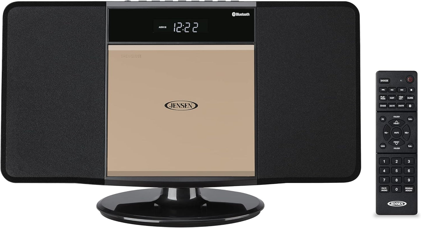 Jensen JBS-300 Bluetooth Stereo Music System for Home Use