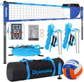 Outdoor Portable Volleyball Net Set for Backyard Beach - Durable Play