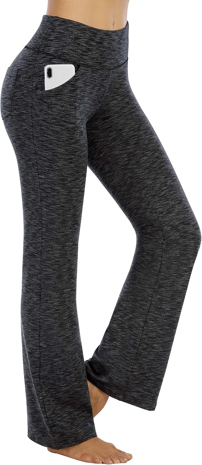 IUGA Yoga Pants Women Wide Leg High Waist Bootcut Flare Leggings