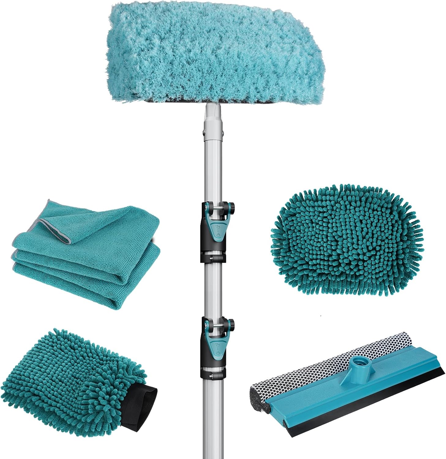 12FT Car Wash Brush with Long Handle for Effective Cleaning