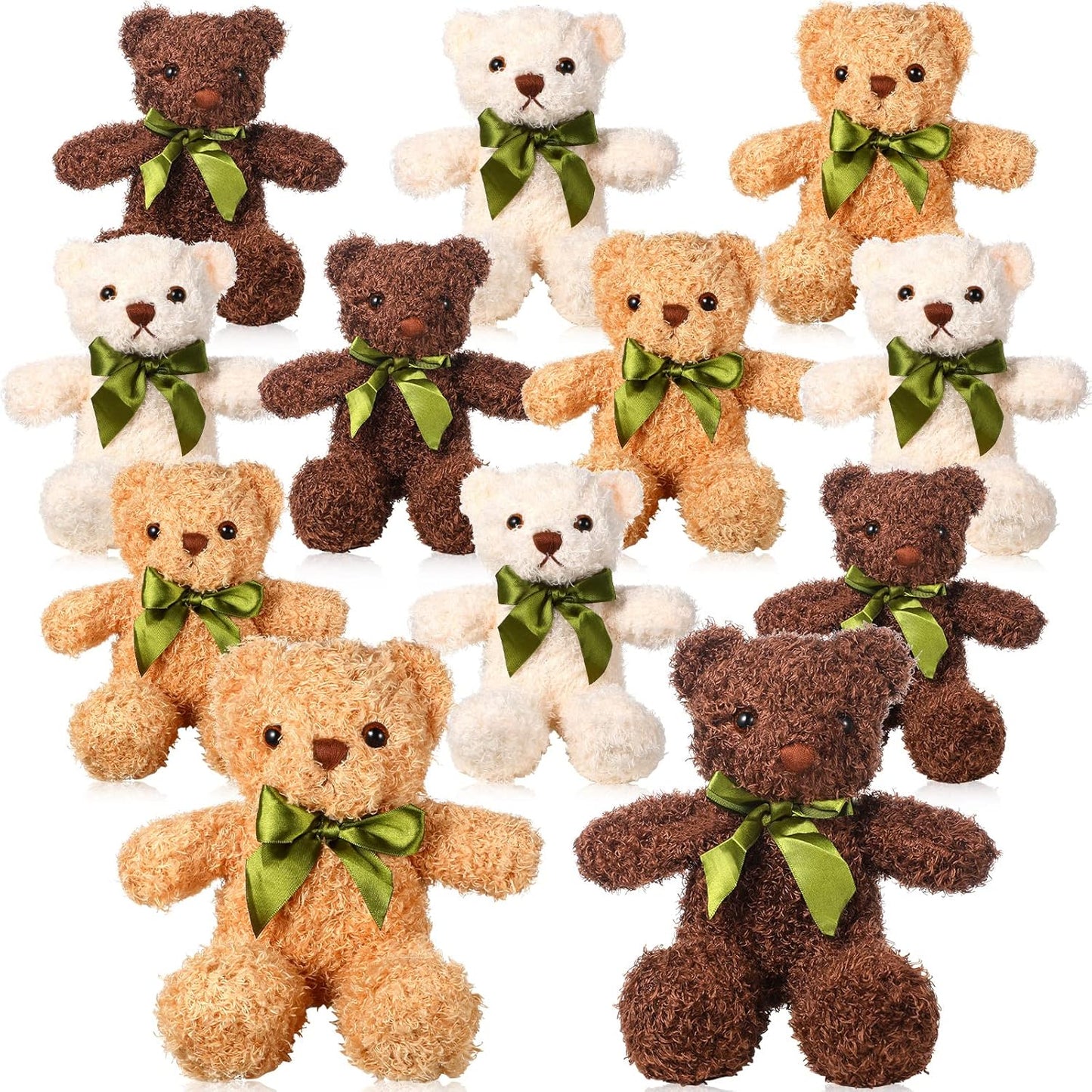 HyDren 12 Pack Bear Stuffed Animals for Baby Showers and Gifts
