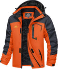 Men's Winter Ski Snow Jacket Water Resistant Fleece Parka - Warm Fit