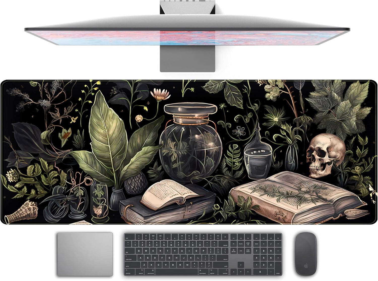 Mystical Green Plant XL Desk Mat - TENG DA QING