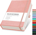 A5 Lined Journaling Notebook - 320 Numbered Pages, Thick 100 GSM Paper