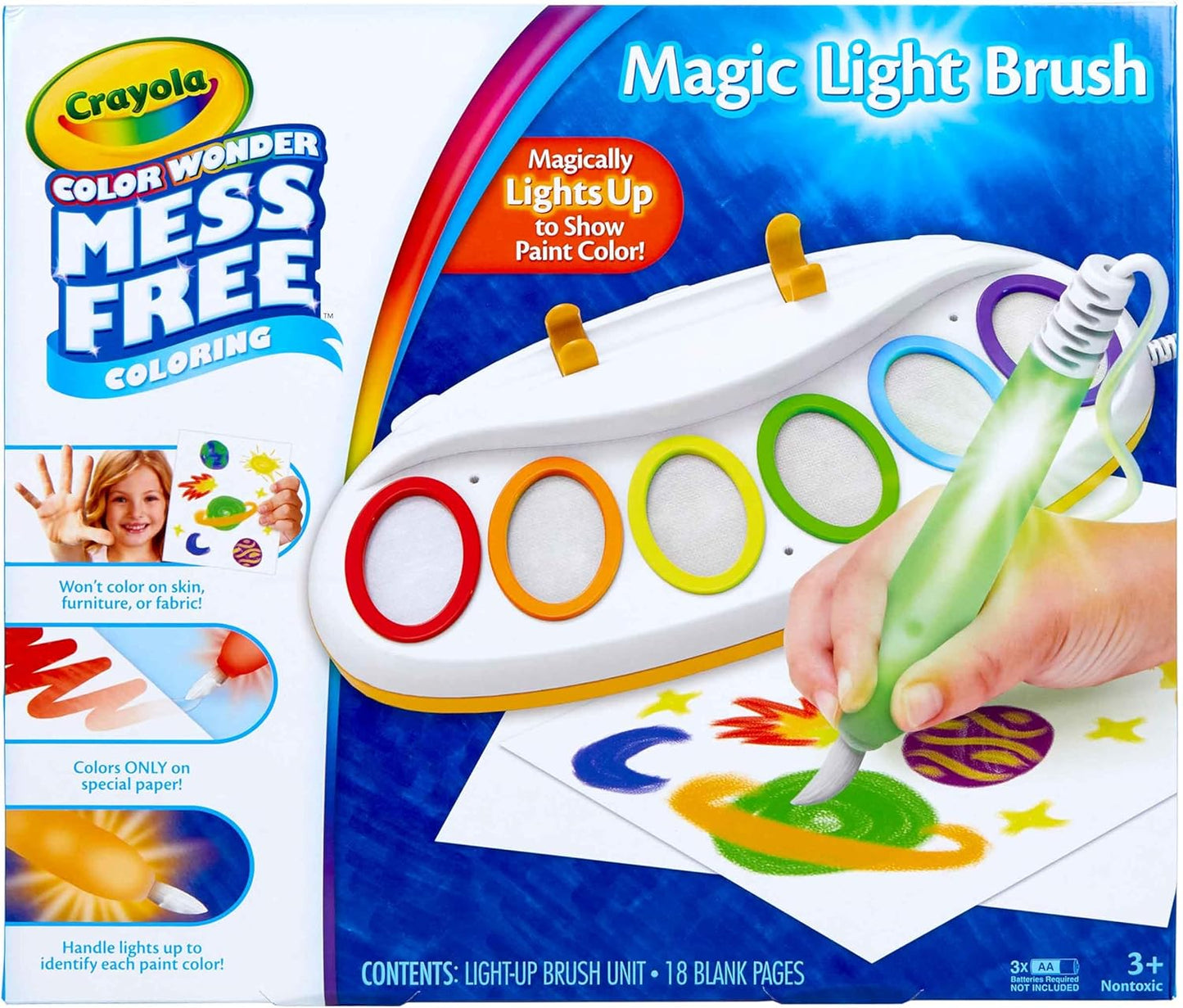 Crayola Magic Light Brush: Mess-Free Painting Fun!