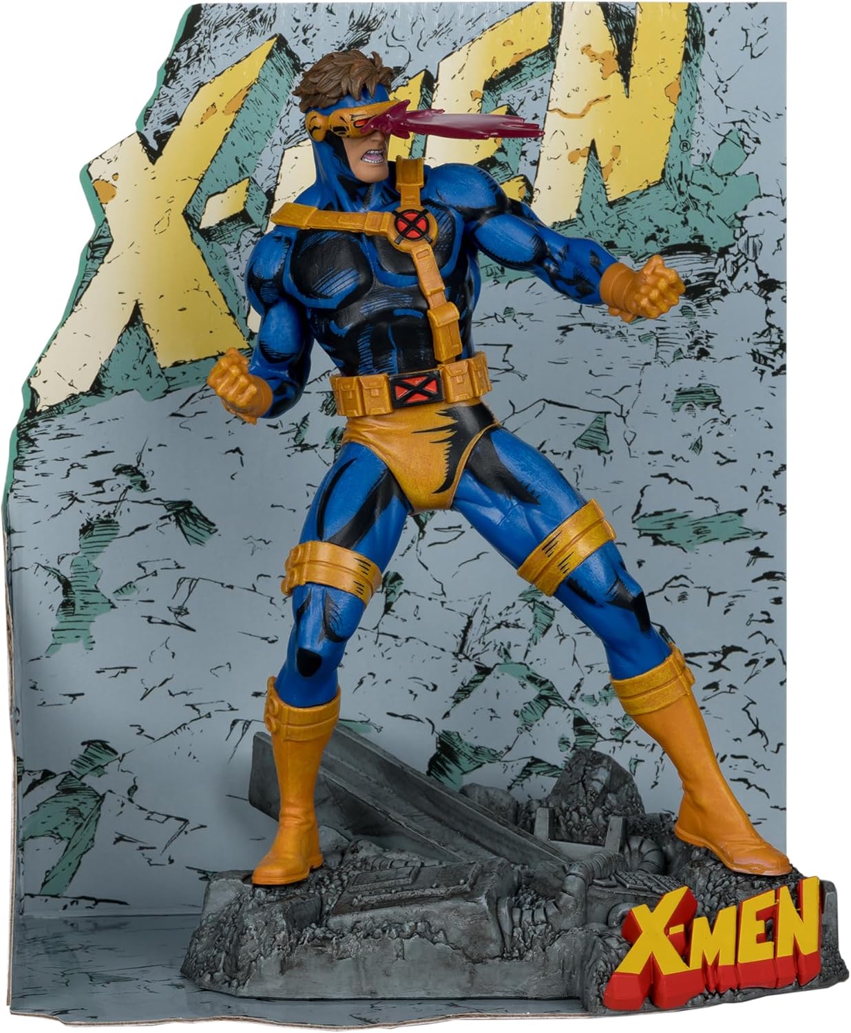Marvel Cyclops Collectible Figure with Scene