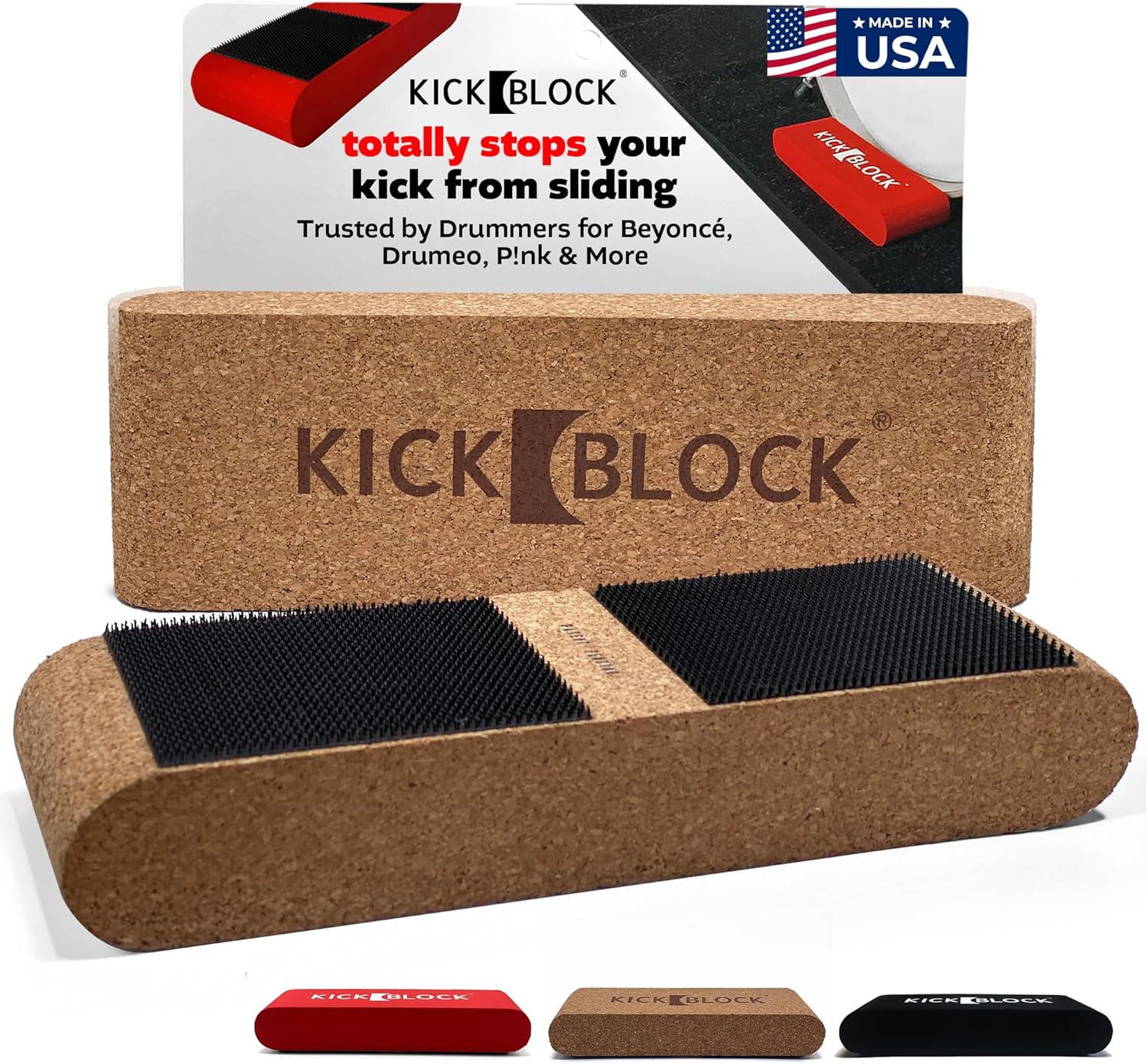 KickBlock Bass Drum Anchor for Creep Prevention and Stability