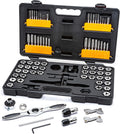 GEARWRENCH 77 Piece SAE/Metric Ratcheting Tap and Die Set - Compact