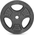 25 lb Standard 1-in Grip Weight Plate Pack - Gray Baked Enamel