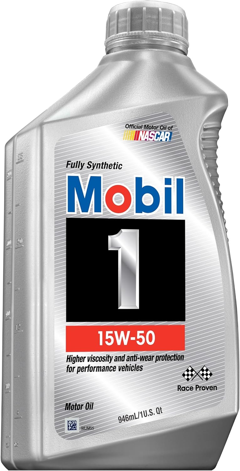 Mobil 1 94002 15W-50 Synthetic Motor Oil for Optimal Performance