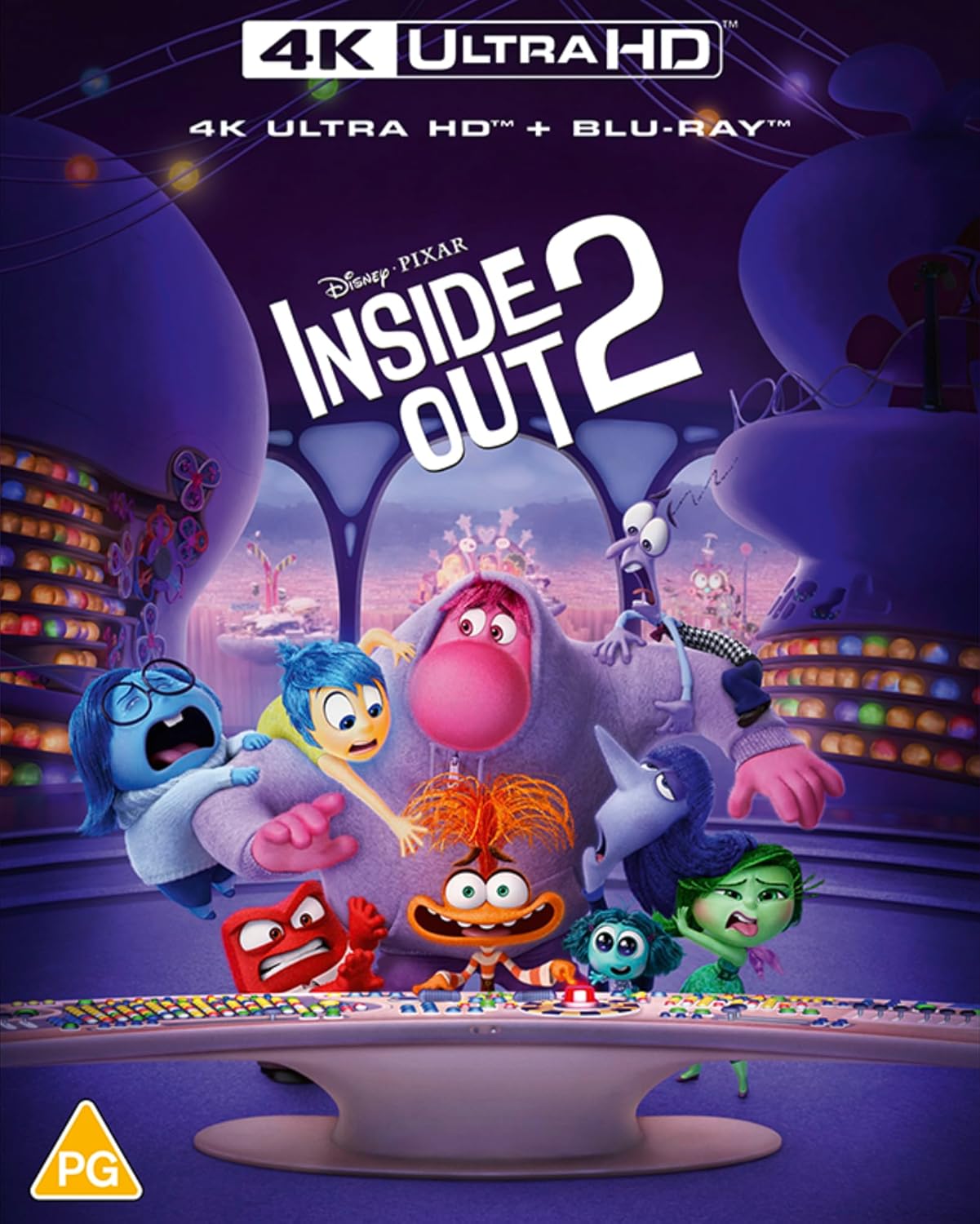 Disney Pixar's Inside Out 2 4K UHD Blu-ray for Ultimate Viewing