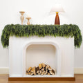 6ft Christmas Garland with Lights Cedar Pine - Prelit, Thick
