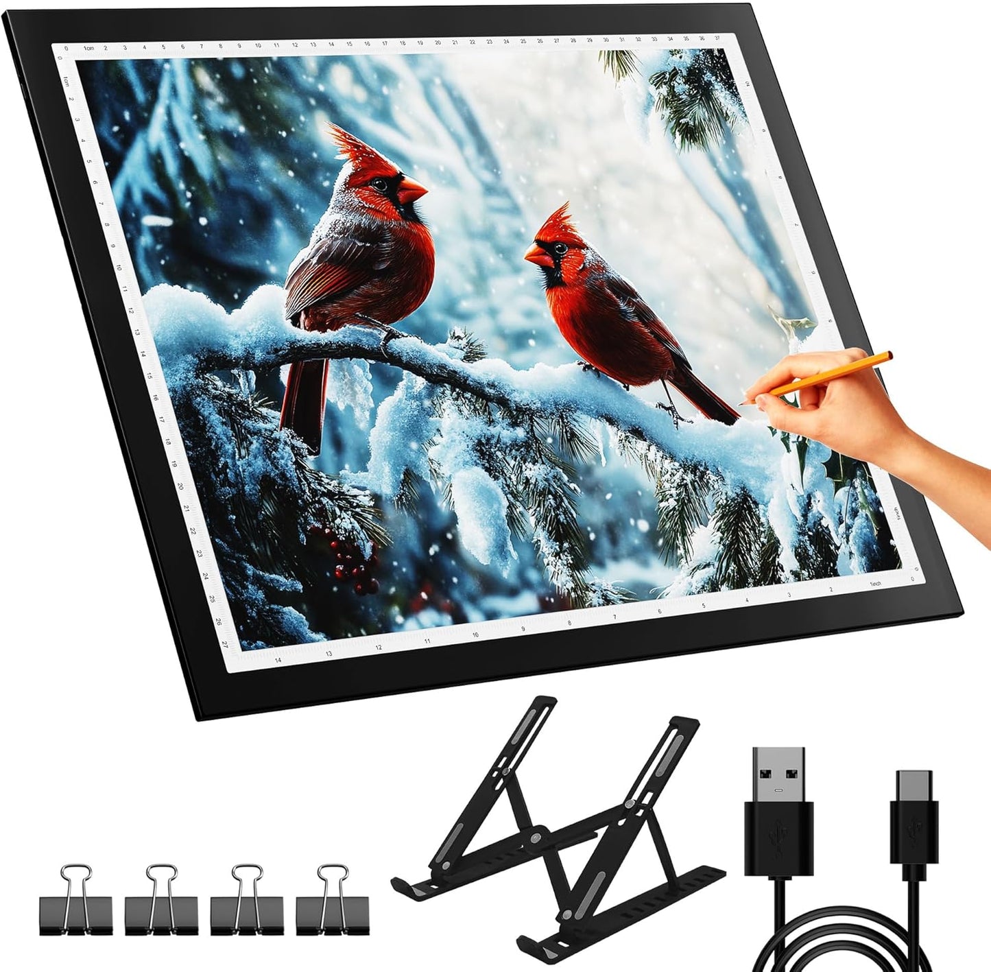 DONPODER A3 Light Pad for Diamond Painting with Stand