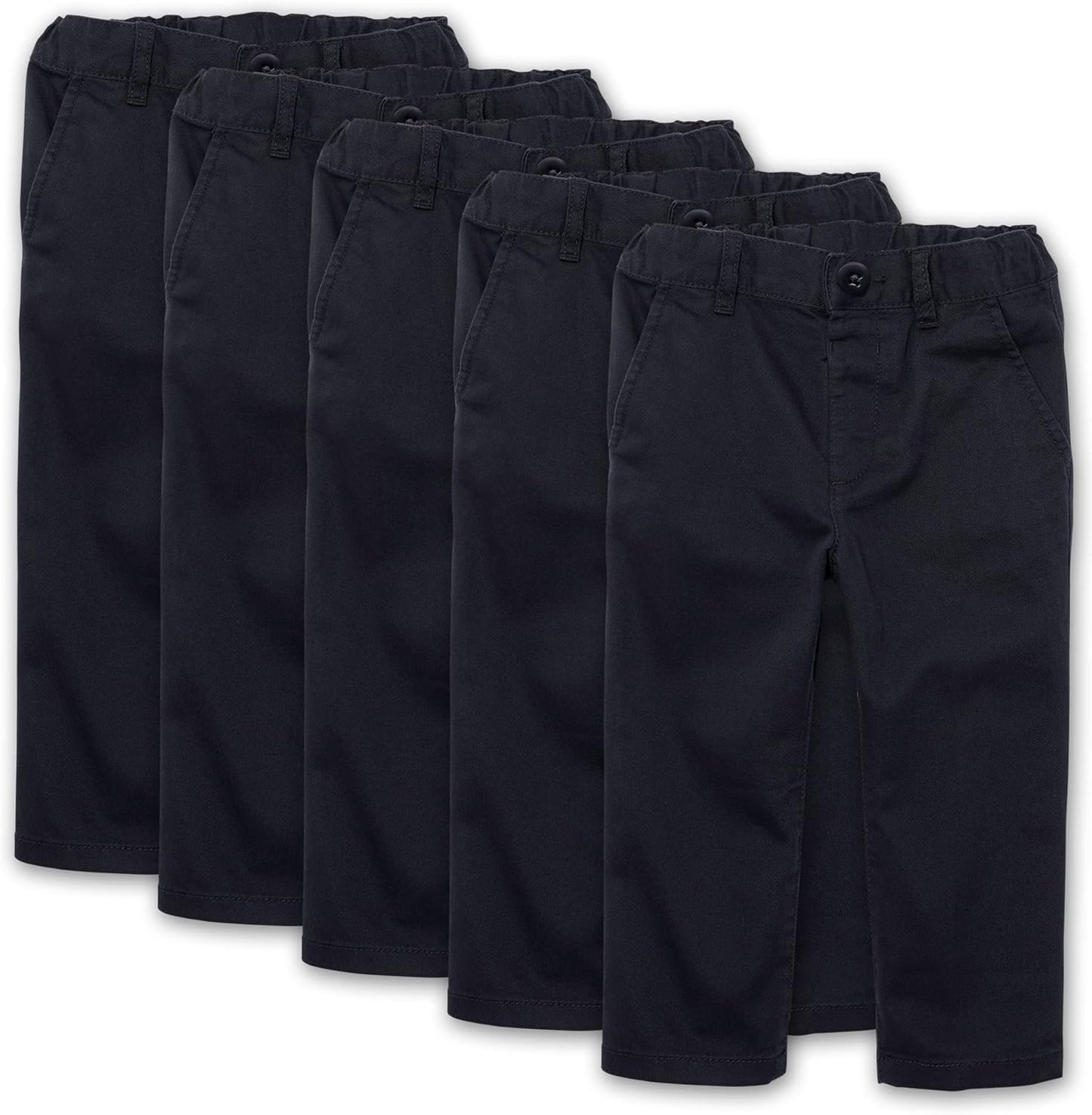 Toddler Stretch Relaxed Straight Chino Pants Multipack for Kids
