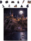 Harry Potter Puzzle A3 Boats to Hogwarts Wooden Jigsaw - Unique Shapes