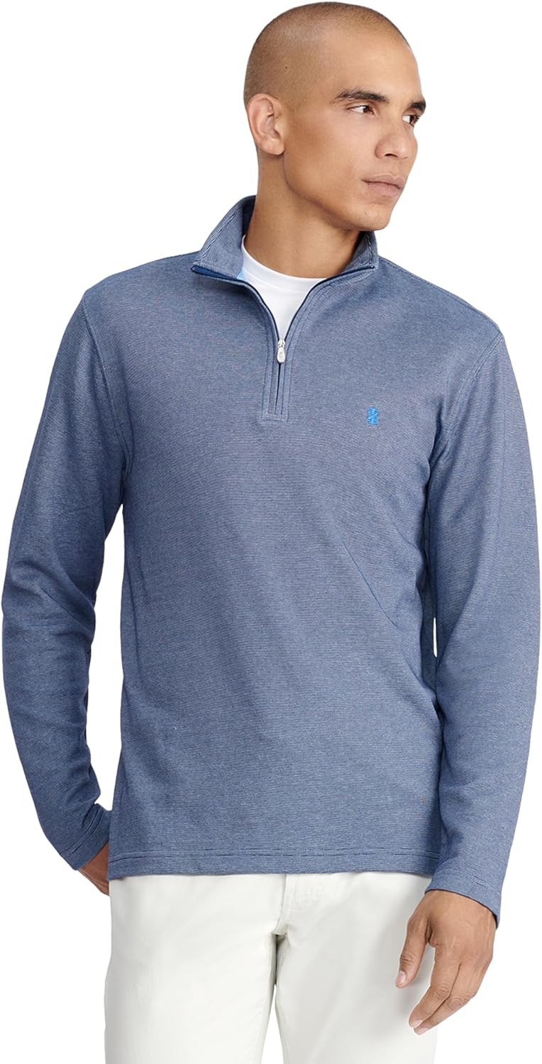 IZOD Mens Performance Comfort Quarter Zip Long Sleeve Shirt Review