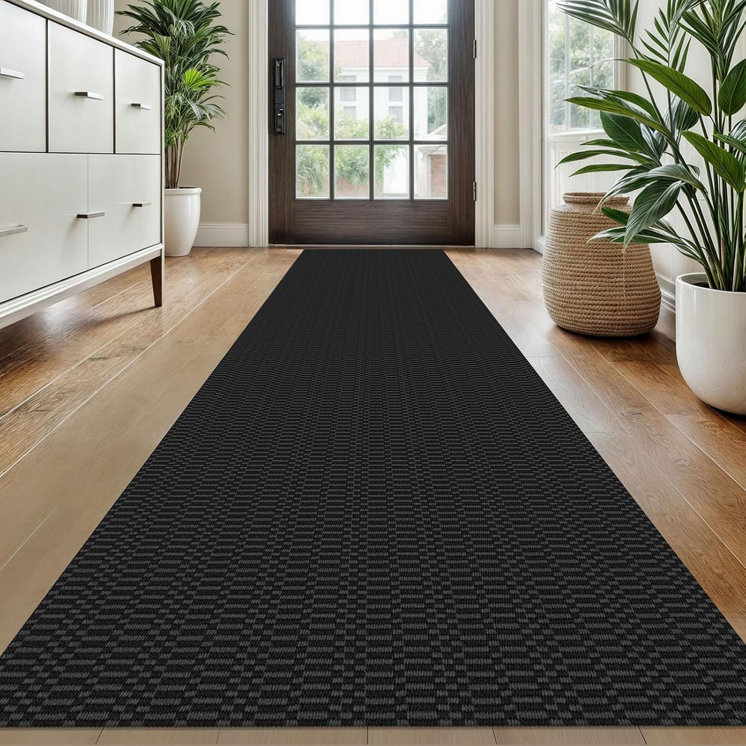 KOZYFLY Washable Runner Rug 2x10 ft for Hallway and Kitchen