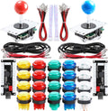 Qenker 2-Player LED Arcade Game DIY Kit - Built for Retro Builds