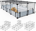 BUCATSTATE 20 Panels Guinea Pigs Cages Playpen - Secure Small Animal