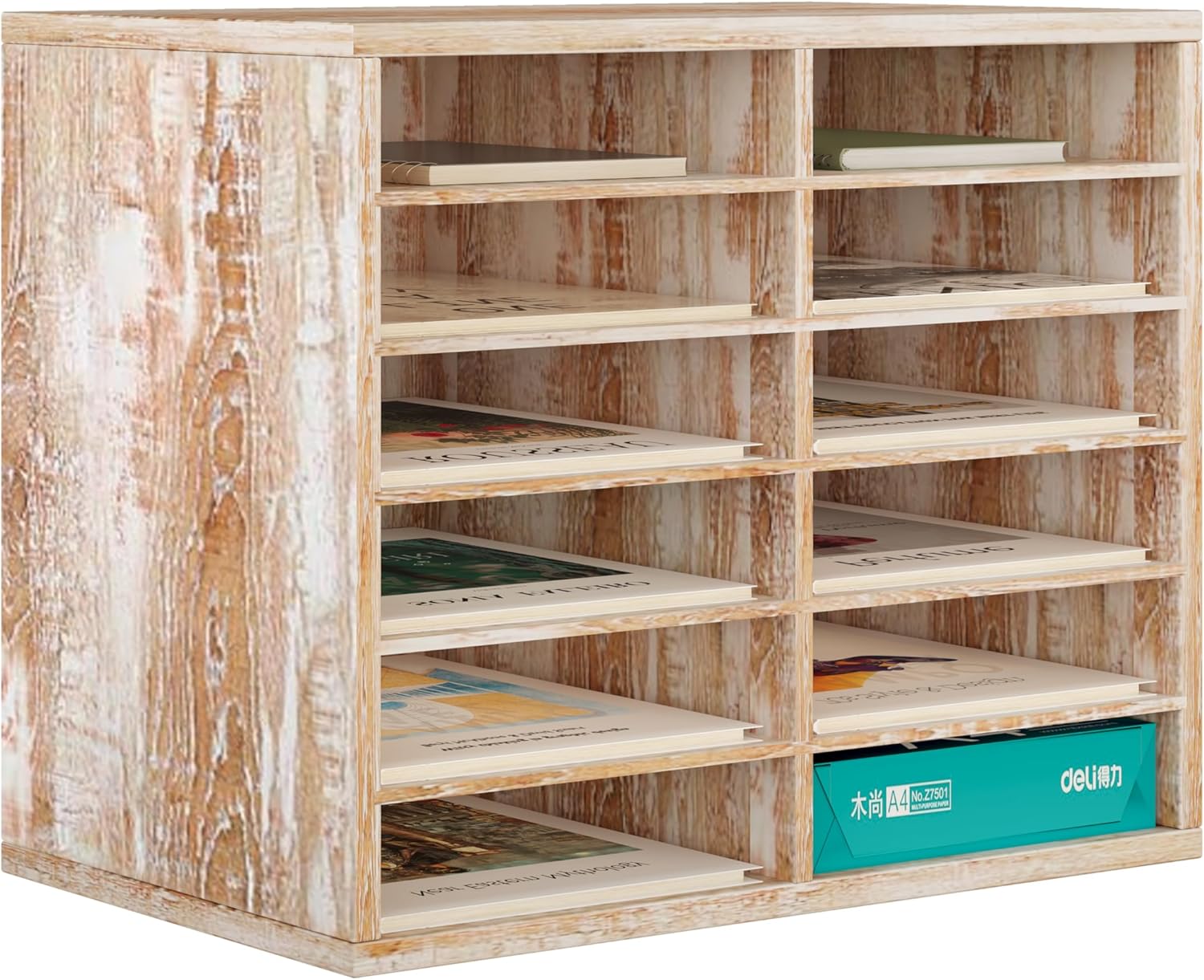PAG Countertop Mail Sorter Organizer with 12 Compartments