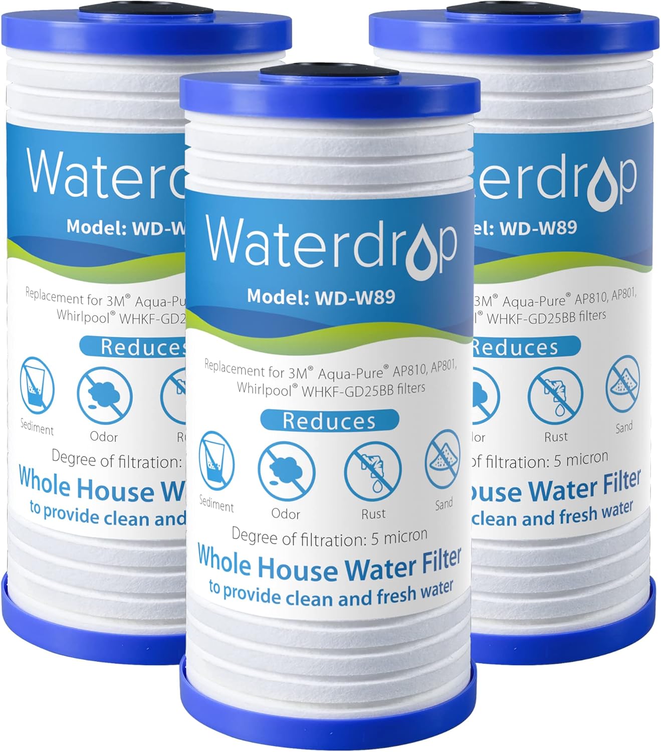 Waterdrop AP810 Whole House Water Filter for Clean Water
