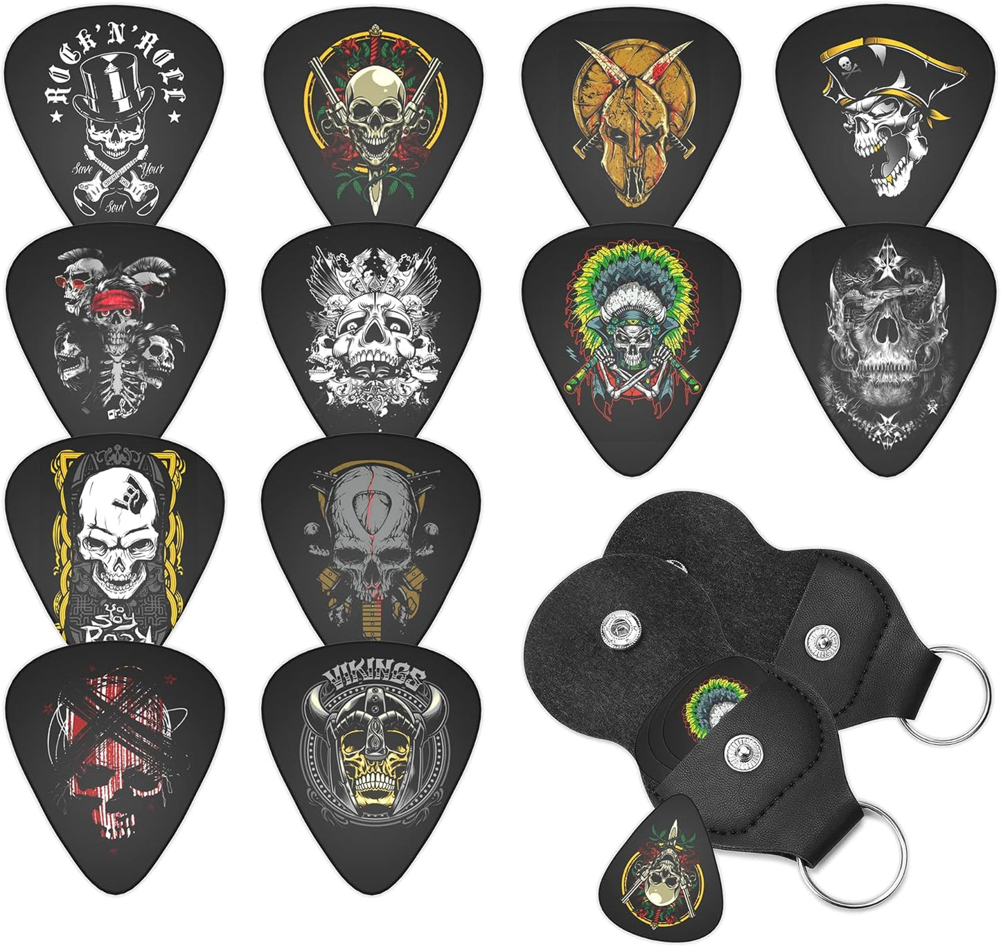 Personalized Skull Guitar Picks - Rock Your Style!