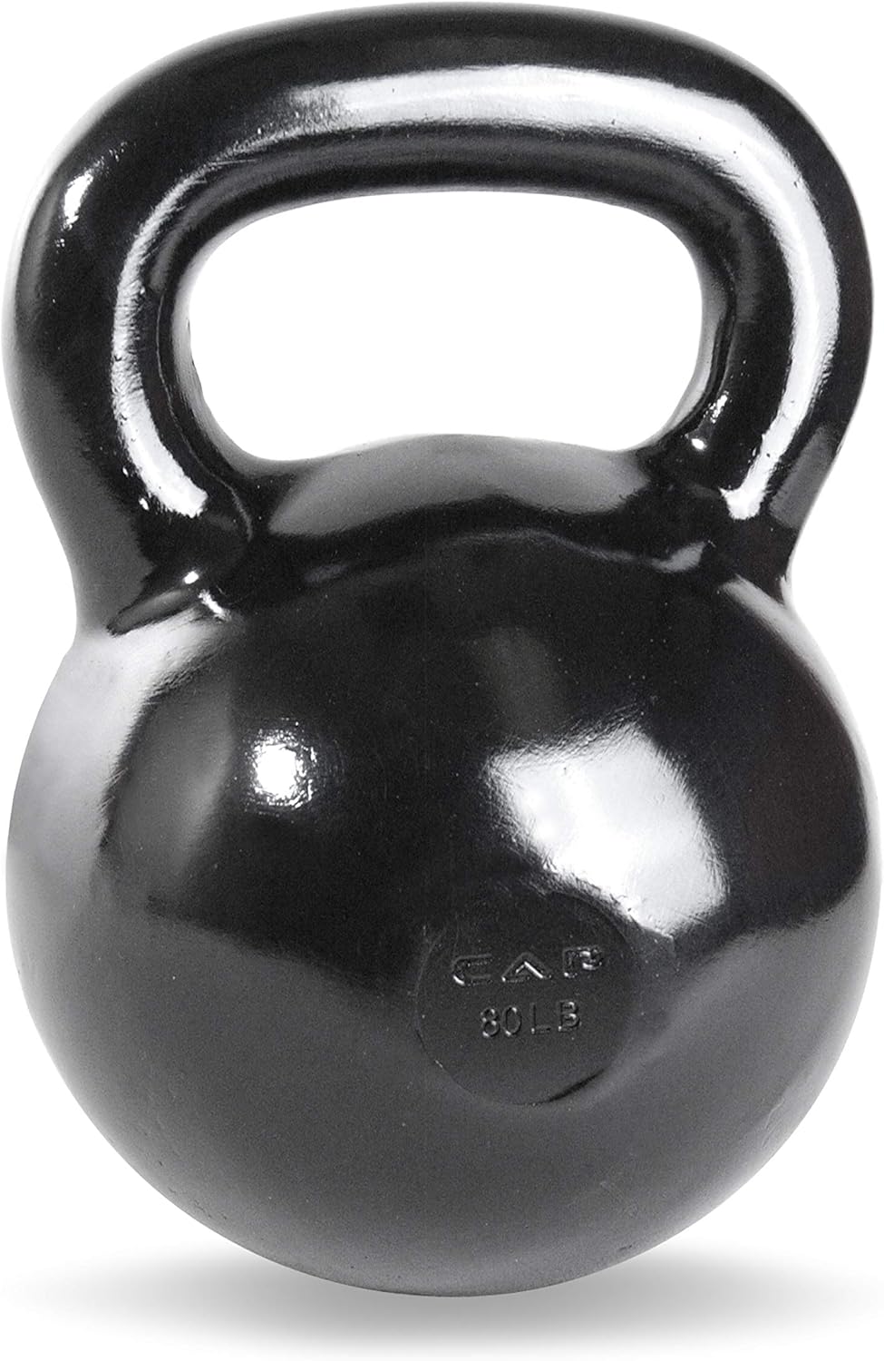 Versatile Enamel Coated Cast Iron Kettlebell for Workouts