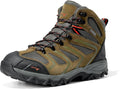 NORTIV 8 Men's Ankle High Waterproof Hiking Boots - Lightweight both