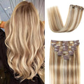 Clip in Hair Extensions Real Human Hair for Seamless Style