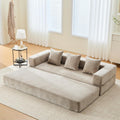 Convertible Floor Sofa Bed with Storage Pocket - Modular Floor Sofa