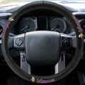 FANMATS NFL Minnesota Vikings Genuine Leather Steering Wheel Cover