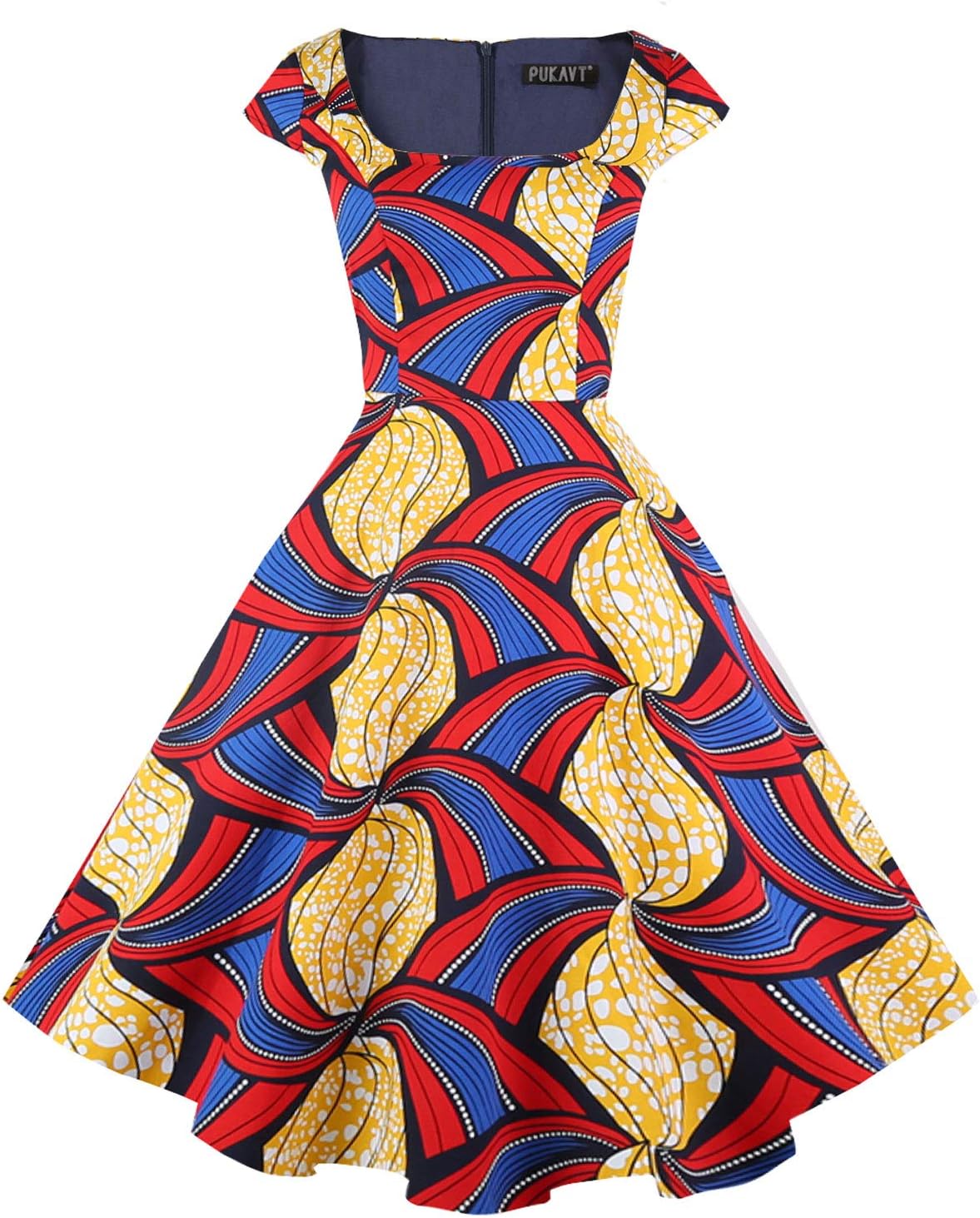 PUKAVT Women's Cocktail Party Dress with Pockets for Any Occasion