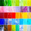 Vibrant Stained Glass Sheets Variety Pack for DIY Crafts